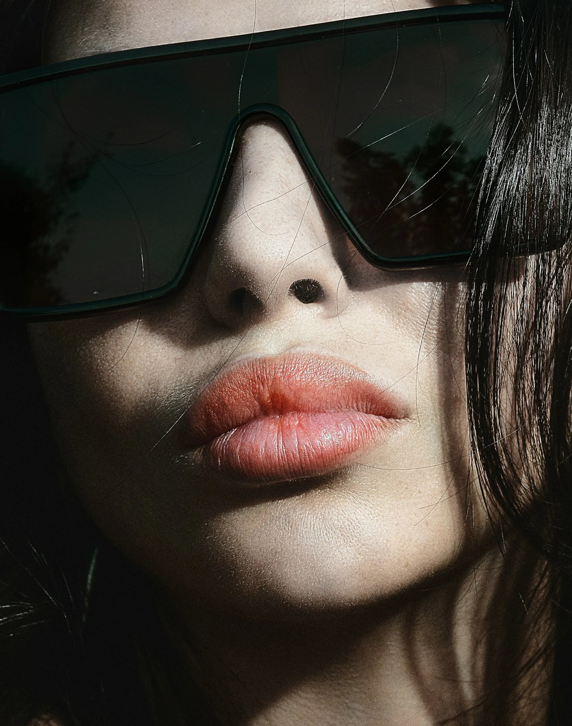 Ombre on the lips