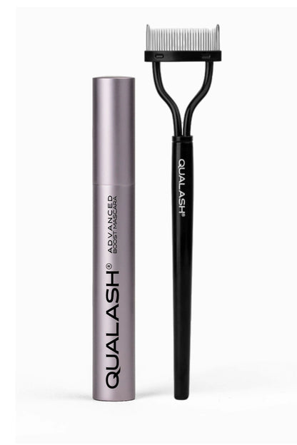 QUALASH® Advanced Mascara Volume Max 10ml / 0.34 fl oz + Lash Separator - SET - Mascara